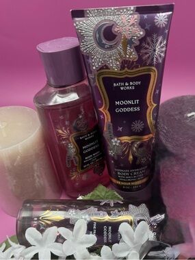 Bath & Body Works Moonlit Goddess Body Cream & Wash - Purple